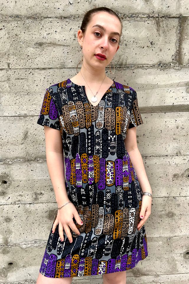 1970’s Artistic Print Dress Selected by Nomad Vintage #3