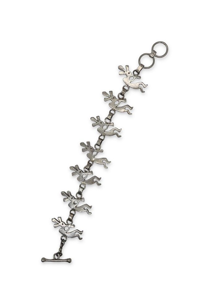 Vintage Figural Silver Toggle Bracelet Selected by MARMALADE #1