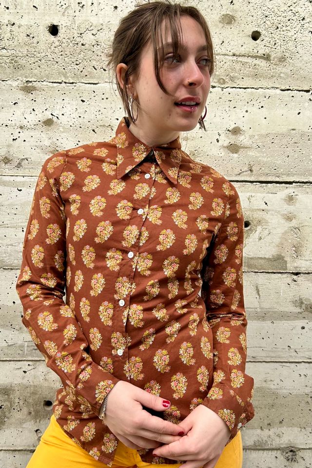 1970’s Cacharel  Print Blouse Selected by Nomad Vintage #2