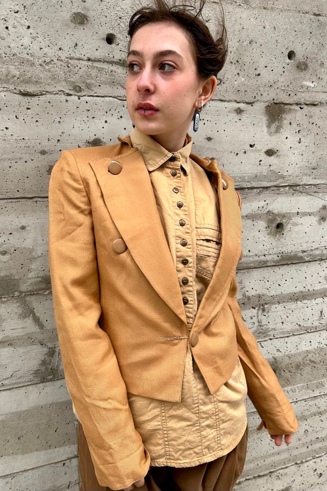 Vintage 1980’s Designer Cropped Jacket Selected by Nomad Vintage #1