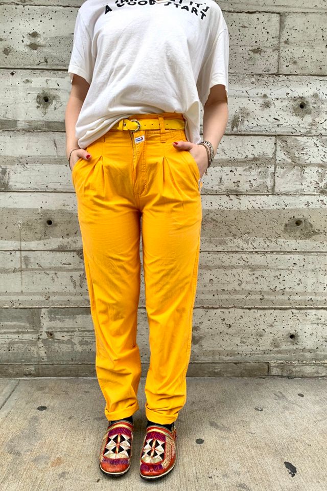 1980’s Deadstock Yellow Pants Selected by Nomad Vintage #3