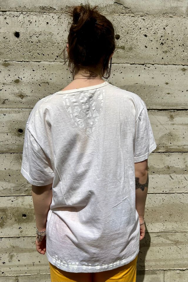 1990’s Margiela AIDS Benefit T Shirt White Lettering Selected by Nomad Vintage #3