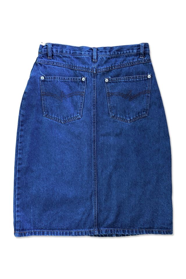 1990s Denim Butterfly Skirt Selected By Ritual Vintage #1