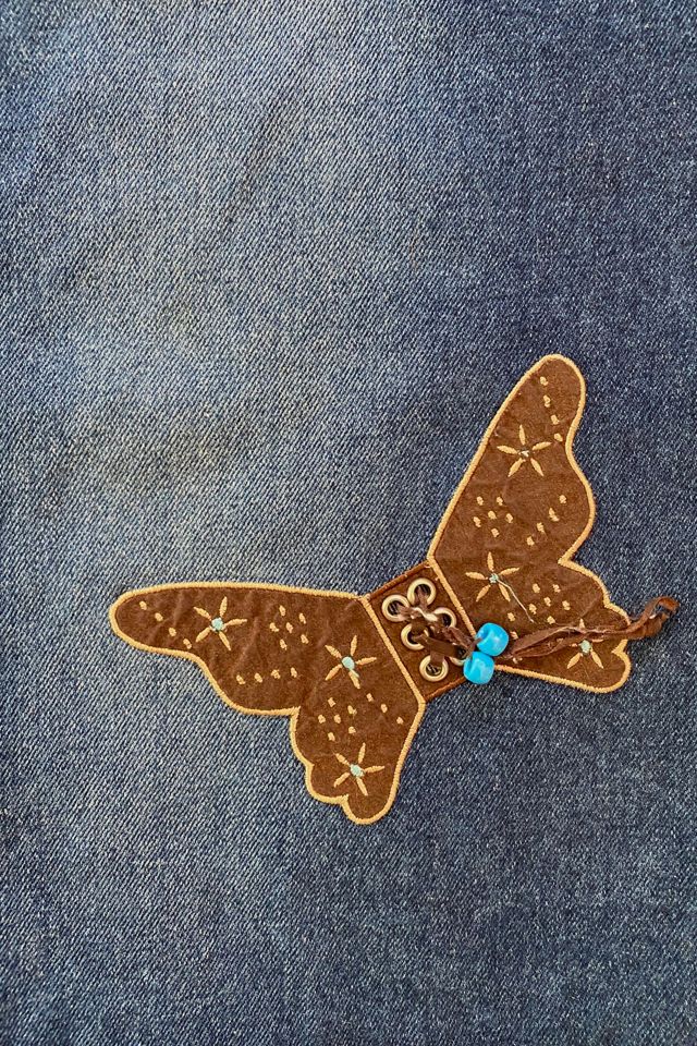 1990s Denim Butterfly Skirt Selected By Ritual Vintage #2