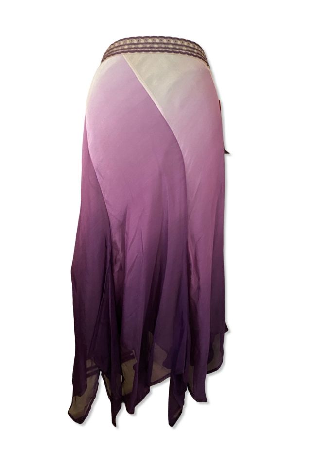 Y2K Ombrè Silk Bias Cut Fairy Skirt Selected By Ritual Vintage #1