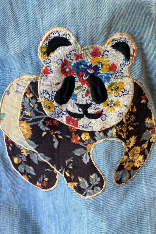 1970s Panda Applique Denim Snap Jacket Selected By Ritual Vintage #3