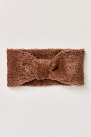 Simply Textured Soft Headband at Free People in Tan