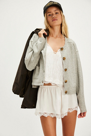 Luna Cardigan At Free People In Sandstorm Heather, Size: Large