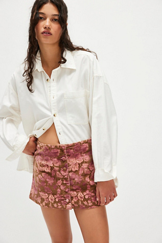 After Party Printed Mini Skirt