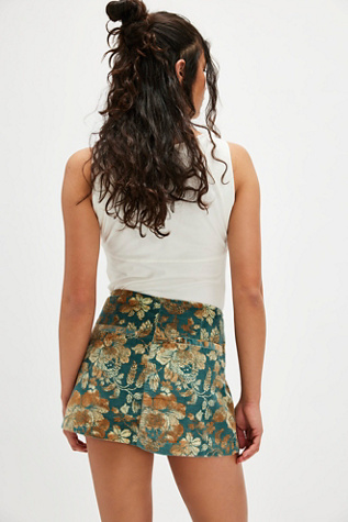 After Party Printed Mini Skirt