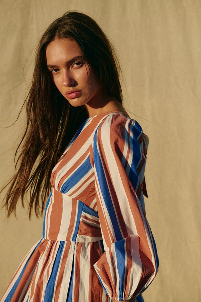 Serena Striped Midi #3