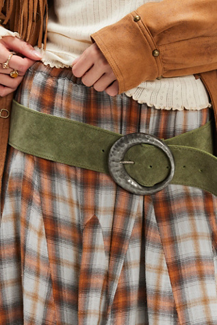 Luna Hip Belt by Free People in Green, Size: S-M/P-M