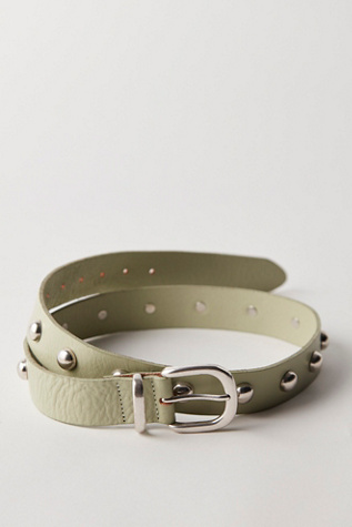 Rhodes Stud Belt by Free People in Green, Size: XS/S