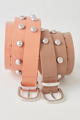 Rhodes Stud Belt by Free People in Orange, Size: M/L