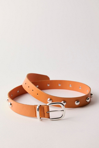 Rhodes Stud Belt by Free People in Orange, Size: S-M/P-M