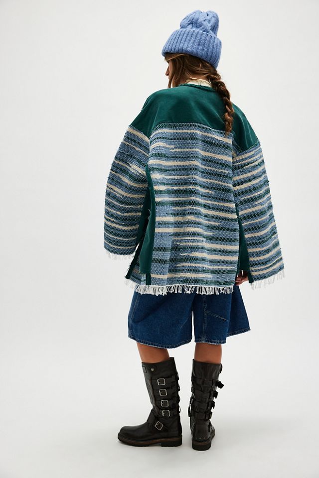 KSENIASCHNAIDER Hand-Crafted Zero Waste Poncho #1