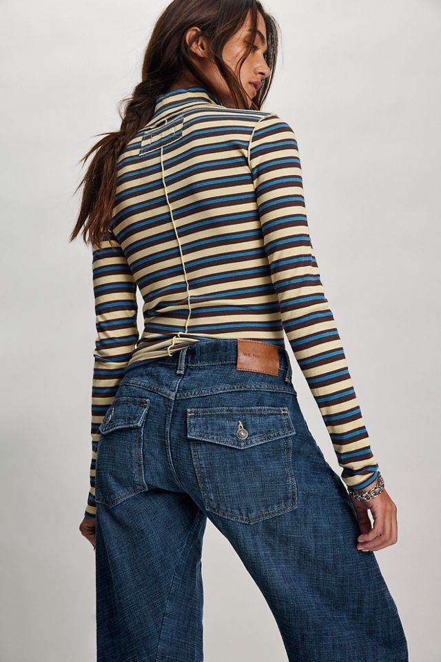 We The Free Good Good Stripe Turtleneck | Free People