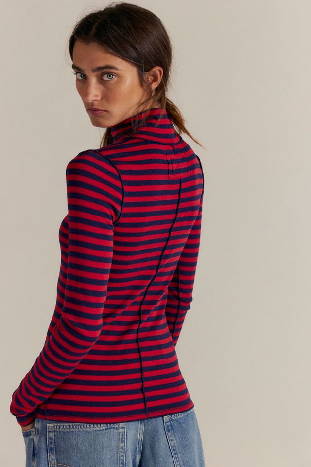 We The Free Good Good Stripe Turtleneck #1