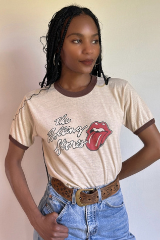 Vintage 1970's Rolling Stones T-Shirt Selected By Afterlife Boutique
