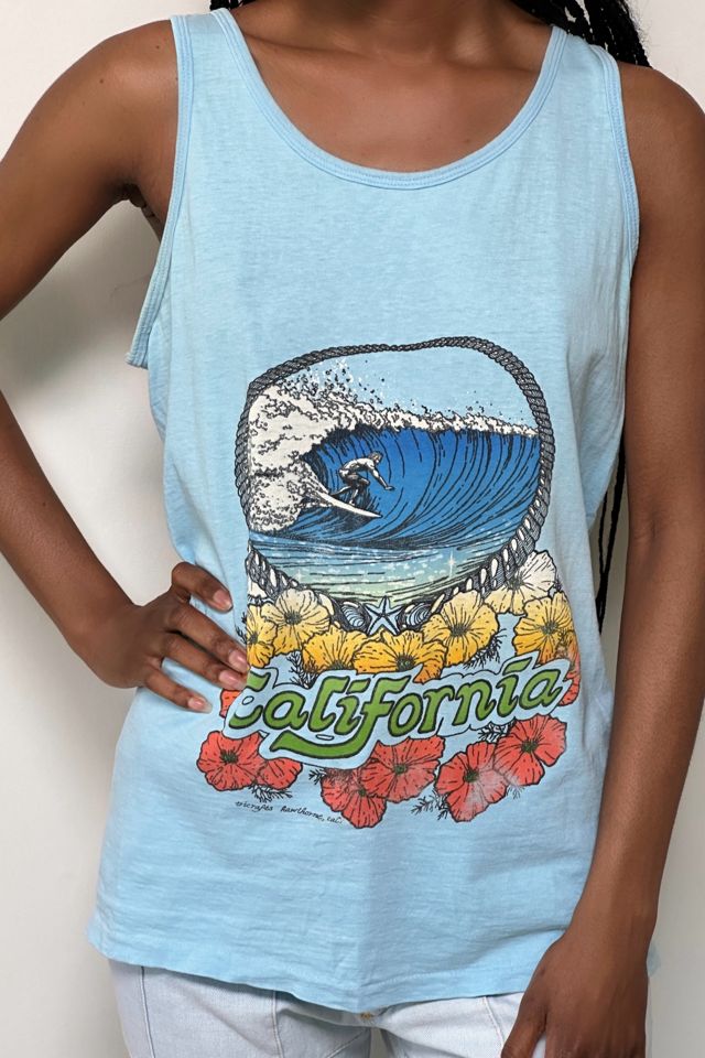 Vintage 1970's California Surf Tank Top Selected By Afterlife Boutique #1