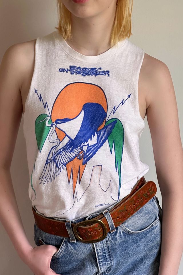 Vintage 1970's Eagles On The Border Sleeveless T-Shirt Selected By Afterlife Boutique #3