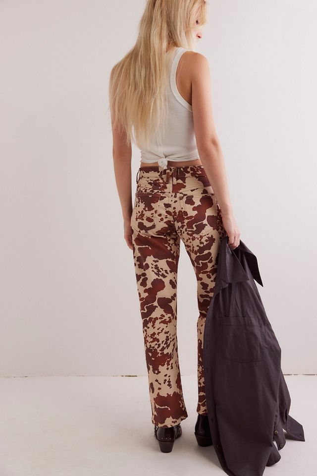 We The Free Risk Taker Mid-Rise Printed Jeans #2
