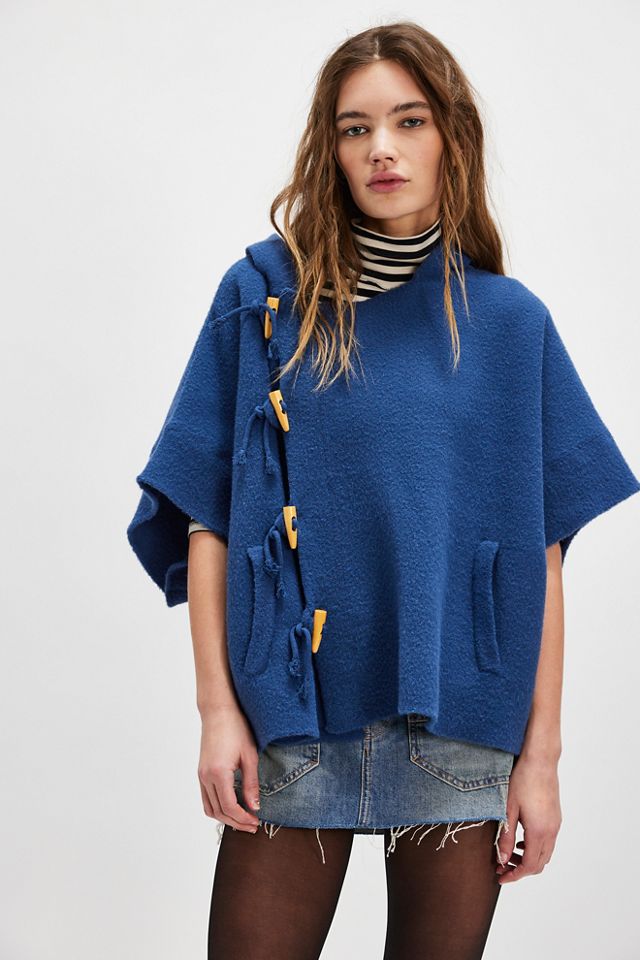 NWT Free People Poncho outlet Always Your Top s