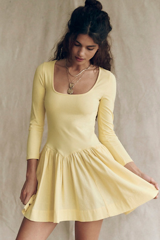Onda Drop-Waist Long-Sleeve Mini product page