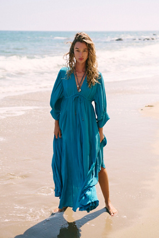 Just Like Paradise Maxi by free-est at Free People in Blue Moon, Size: Small