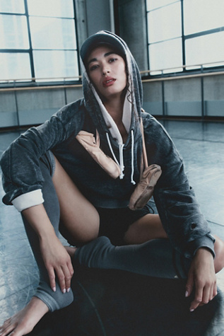 Playbook Hoodie by FP Movement at Free People in Black, Size: XS