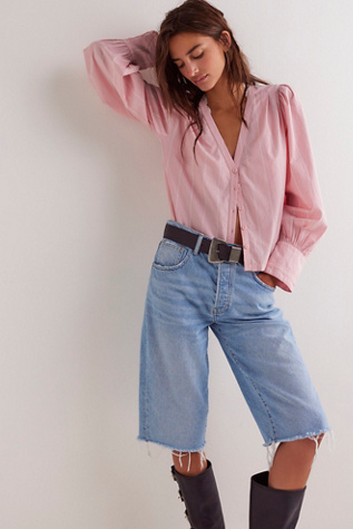 We The Free Farmhouse Fresh Top at Free People in Pink Combo, Size: XS