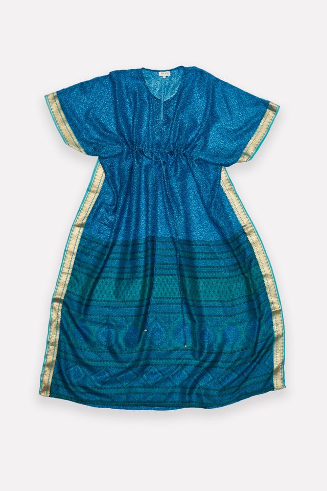 Anchal Vintage Silk Kaftan Dress - No. 240121 | Free People