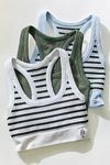 Go To Striped Sports Bra