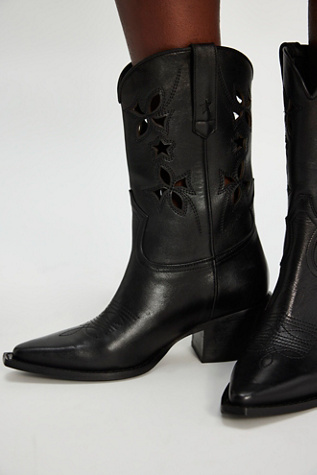 Lucky Day Western Boots by FP Collection at Free People in Black, Size: US 7