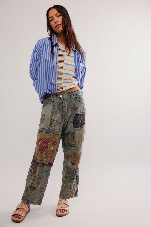 Magnolia Pearl Patchwork Jeans #1