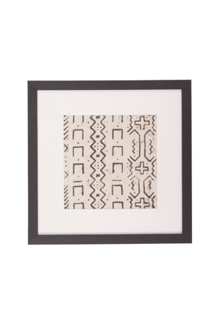 Framed Vintage Textile No. 021