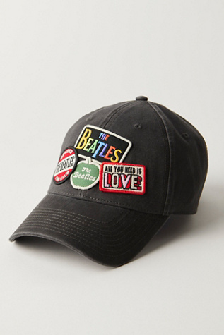 Beatles Patchwork Baseball Hat by American Needle at Free People in Black