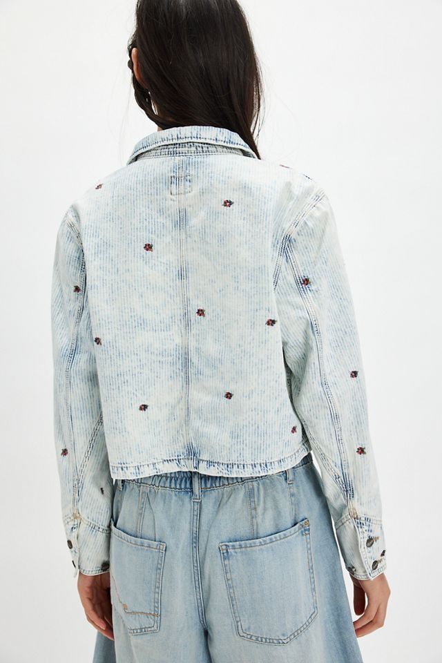 LIDNM / Llife ONLINE STORE / LINEN CROPPED CHORE JACKET