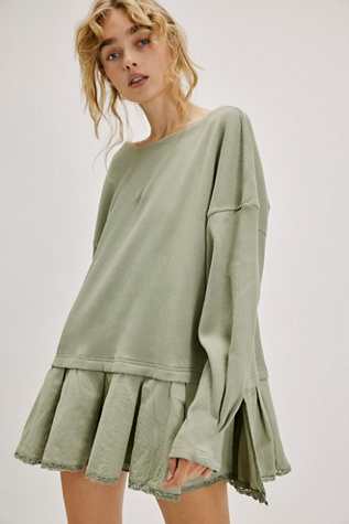 Mod Moment Tunic at Free People in Lima Bean, Size: Small