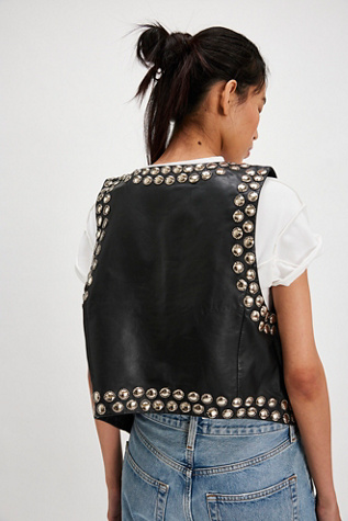 Understated Leather Chunky Vest