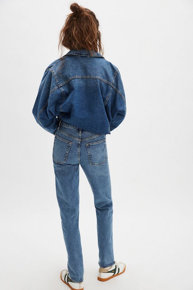FRAME Le Jean Droit Taille Haute The Ruler #1