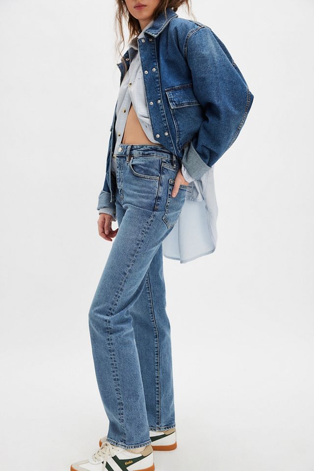 FRAME Le Jean Droit Taille Haute The Ruler #2