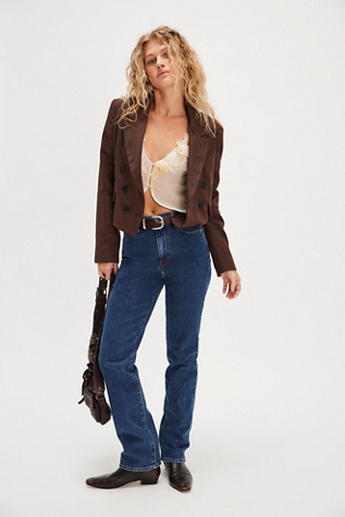 FRAME Le Jean Droit Taille Haute The Ruler