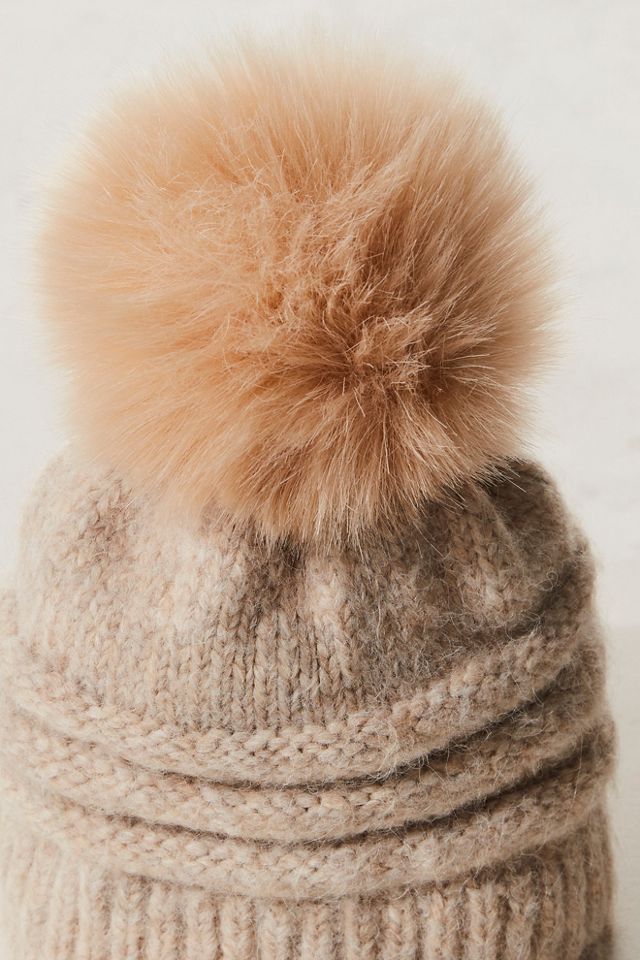 Aggie Woven Pom Beanie #3