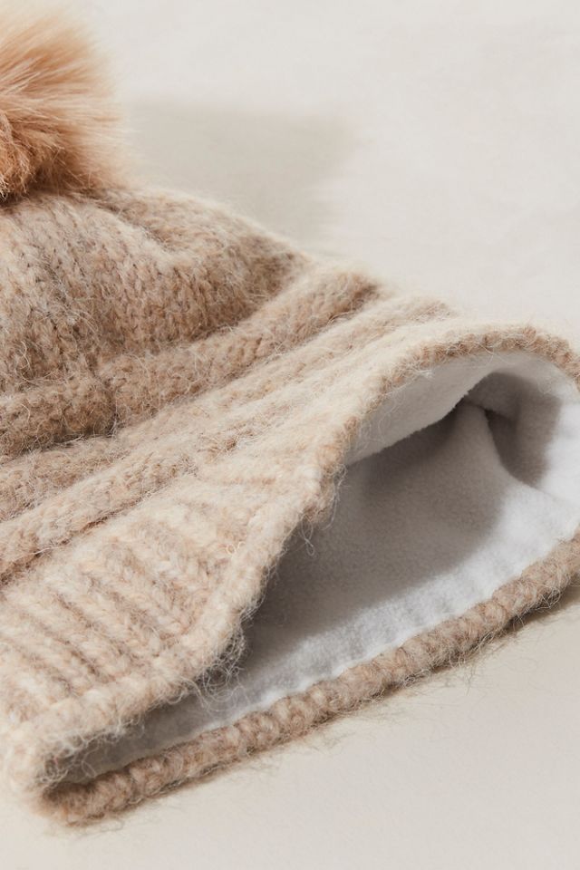Aggie Woven Pom Beanie #5