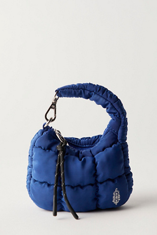 Quilted Micro Pouch At Free People In Athletic Blue