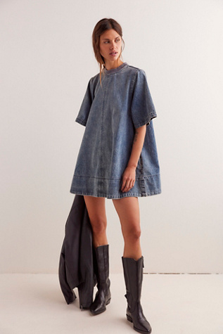 Harlow Mini Dress At Free People In Vintage, Size: Medium