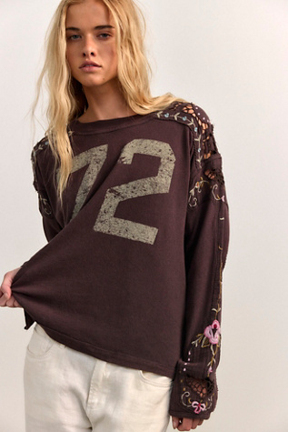 We The Free Lilith Tee at Free People in Chocolate, Size: Medium