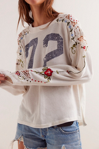 We The Free Lilith Tee at Free People in Tofu, Size: XS
