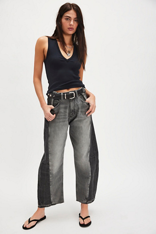 Lee Rider Low-Slung Barrel Jeans
